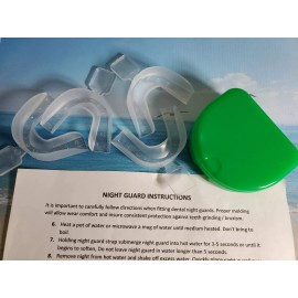 4 NIGHT GUARDS, TEETH GRINDING, Bruxism Plus CASE