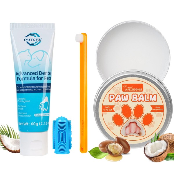 Professional Dog Toothpaste & Tooth Brushing Kit - Plaque Control