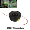 Trimmer Head, Dual Line Petrol Strimmer Bump Feed Spool Head