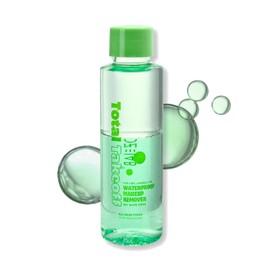 OZ LAB Total Takeoff Waterproof Makeup Remover – Dual-Phase Oil & Water Formula, Removes Eye & Lip Makeup, Gentle for Sensitive Skin, Aloe & Argan Oil, No-Rinse, 3.4 fl oz/100ml