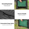 Costway Large Outdoor Compost Bin 80 Gal for Kitchen Waste