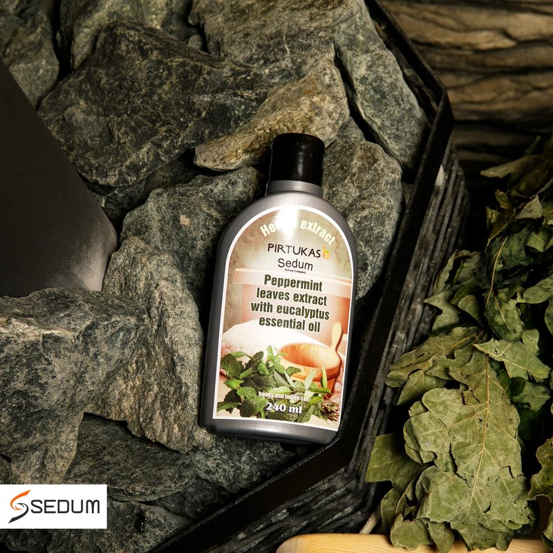 Sedum Natural Herbal Extract for Sauna, Massage, Broom Soaking -