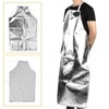 Tiiyee Heat Resistant Apron, 1000°C Fireproof Thermal Insulation Aluminum Foil
