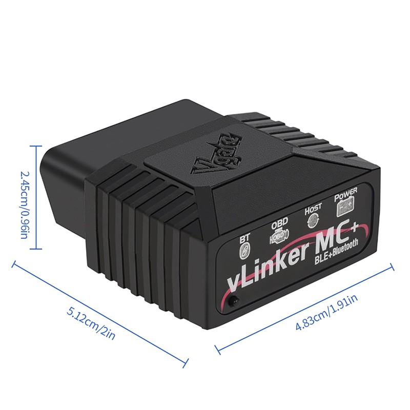 VGATE vLinker MC+ OBDII Bluetooth Adapter Car Wireless OBD2 Scanner