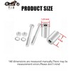TDZ 2'' Inch Rise Handlebar Risers Extension For Harley 1-1/4''