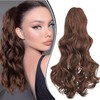 Dcbaboo Ponytail Extension, Ponytail Hairpiece, Braid Extension with Clip, Wavy
