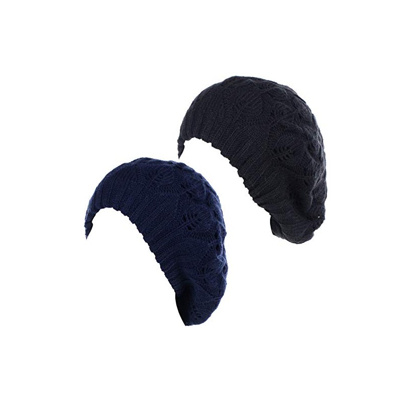 BYOS Winter Chic - Gorro de punto grueso de doble
