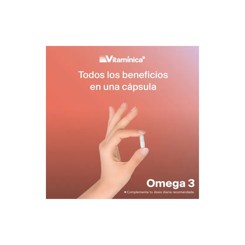 Pack X3 Omega 3 Vitaminica 1000 Mg En Capsulas Sabor