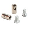 6mm Solderless Cable Nipple, Universal Metal Brake Line Throttle Choke