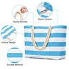 Becokan Beach Bag Large Waterproof Sandproof Beach Bags for Women