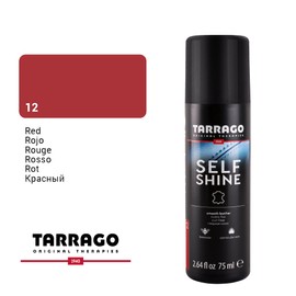 Tarrago Instant Shine Liquid Shoe Polish- Self Shine with Applicator- 75mL - Red #12
