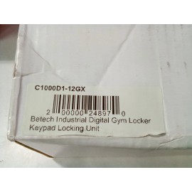 Betech Industrial Digital Gym Locker Keypad Locking Unit, C100D1-12GX