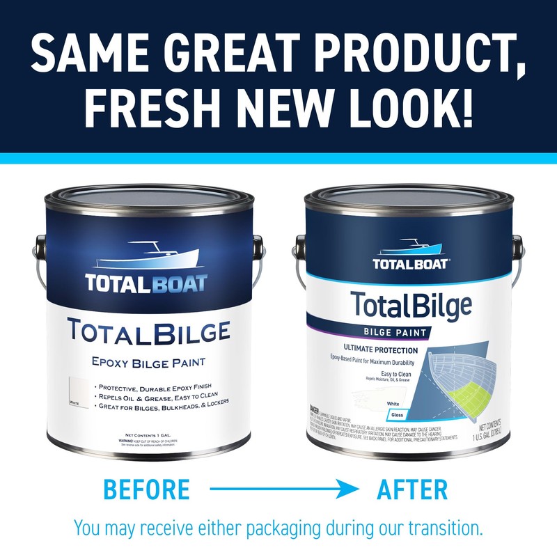 TotalBoat TotalBilge Epoxy Based Bilge Paint for Boat Bilges, Bulkheads,