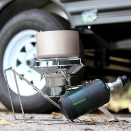 Mr. Heater F242300 MH15C 10,000-15,000 BTU Cooker, Chrome