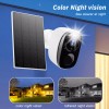 KEPEAK 1080P Solar Powered Wireless Security Camera System Outdoor WiFi