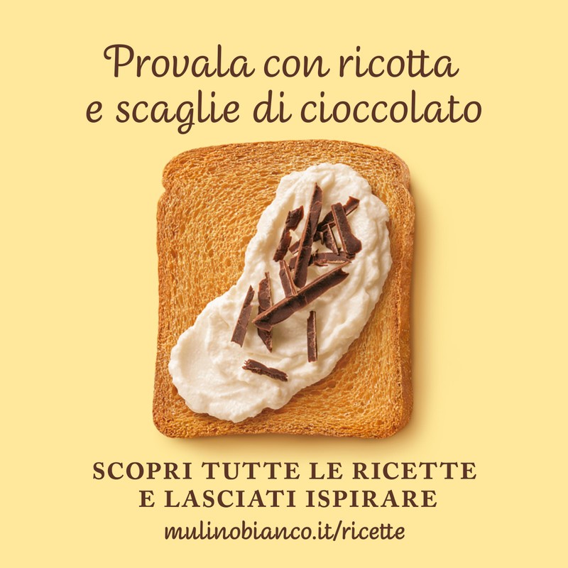 Mulino Bianco Fette Biscottate Dolcifette, 315g