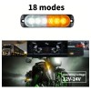 2pcs Estrobo Led Para Carro Faros Moto Y Coche Tuning