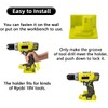 5 Packs Tool Holder Dock Mount for Ryobi 18V Drill