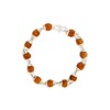 Wonder Care Silver Cap Rudraksha Meditation Beads Rakhi Bracelet for