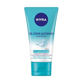 NIVEA Exfoliante de gel facial diario para una limpieza facial refrescante y exfoliación suave, fórmula limpia más profunda con extracto de magnolia n