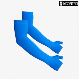 Incontro Aqua Cooling Arm Sleeves for Cycling, Motorcycling, Golf, Hiking, and Delivery Black 5ea