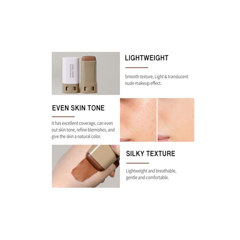 Bálsamos Belleza Suero Tinte Potenciador Corrector Hidratante Barra Ligero Sólido