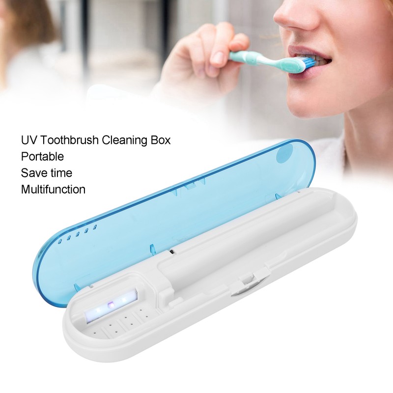 UVC LED Toothbrush Cleaning Box Professional Home Travel Portable Toothbrush