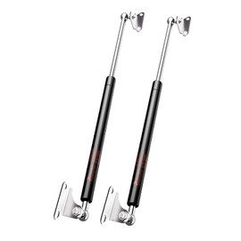 PAMAGOO 30 inch 180 lbs Gas Strut Shocks, 801 N Per Prop with L-Type Mounts for Outdoor Bench Lid Heavy Duty Lid Cover RV Bed Basement Floor Door, ONLY FIT 144-198 LBS Weights, Gas Spring 2 Pack