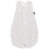 Träumeland Liebmich S0300302 Summer Sleeping Bag Made of Tencel, Design White with Grey Stars, Size 60 cm, Multi-Coloured