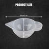 NICENEEDED 8 Stück Weißer Silikonform Becherspender Mini Messbecher Harzform Aus