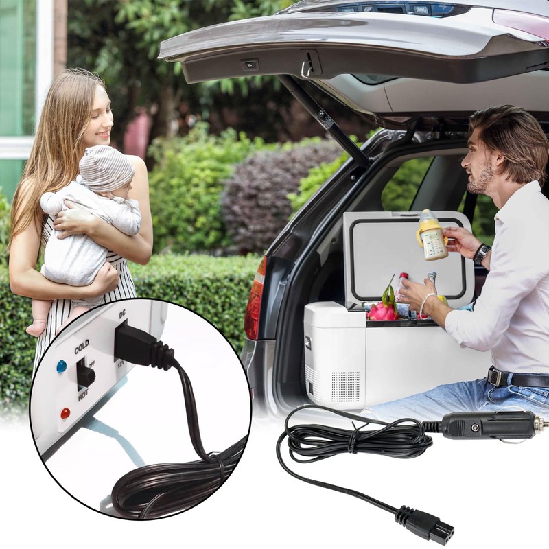 Casoter 12V DC Car Refrigerator Power Cable Replacement Car Cooler,