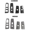 4PCS Car Window Switch Panel Cover Side Door Lock Lift