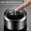 Importeek 10pz Termo Digital Lector Temperatura Acero Hermetico 500ml
