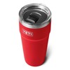 YETI Rambler Stackable Tumbler with Magslider Lid, Rescue Red, 30