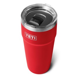 YETI Rambler Stackable Tumbler with Magslider Lid, Rescue Red, 30 oz