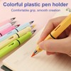 AOEVUIR Colourful Eternal Pencils with 12 Interchangeable Heads, Inkless Pencil