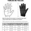 Guantes para Motociclista con Pantalla Táctil, Protección Articular Cuero Antideslizantes