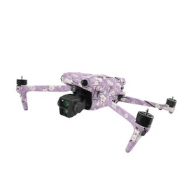 MightySkins Carbon Fiber Skin Compatible with DJI Air 3 - Sakura Purple | Protective, Durable Textured Carbon Fiber Finish | Easy to Apply