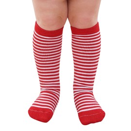 Zando Dr Seuss Crazy Socks - Kids Cotton Knee High Socks, Thing 1 & Thing 2, St Patrick's Day, One Size