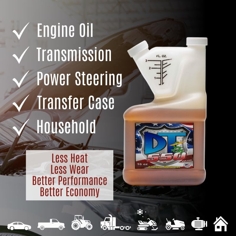 DT550 Friction Reducer 1 Pint, 16 Oz Engine Friction Modifier