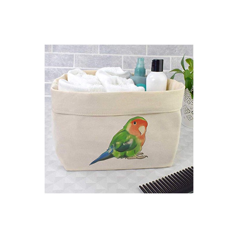 Azeeda Large 'Love Bird' Canvas Organiser/Storage Bag (OR00008470)