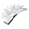 Stainless Steel Radius Fillet Gauge External Internal Concave Convex Measuring