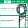 TomCare Garden Hose Holder Upgraded 4 Spikes Water Hose Holder