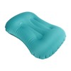 Inflatable Headrest TPU Portable Lumbar Pillow Folding Soft Blow Up