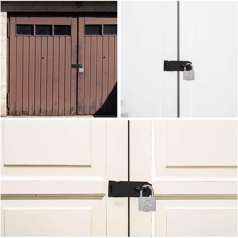 2 Pack 3 Inch Padlock Hasp Stainless Steel Door Clasp