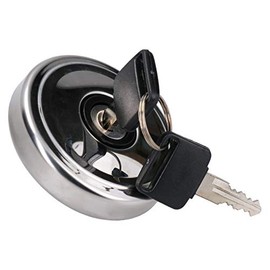 AB Tools Universal Classic Petrol Cap Stainless Steel Lockable Vented Twist Off Filler Cover