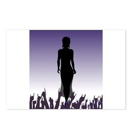 CafePress Catwalk Postcards (Package of 8), 6"x4" Printed Note Card