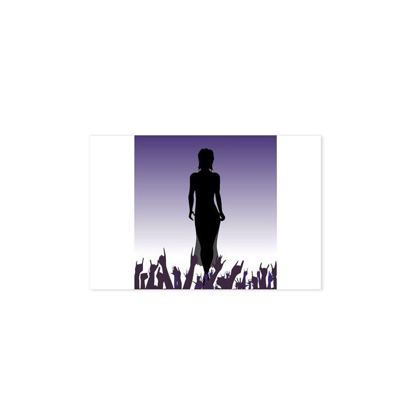 CafePress Catwalk Postcards (Package of 8), 6"x4" Printed Note Card