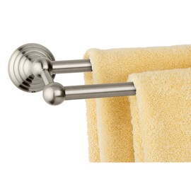 Dynasty Hardware 7516-SN Bel-Air 24" Double Towel Bar Satin Nickel