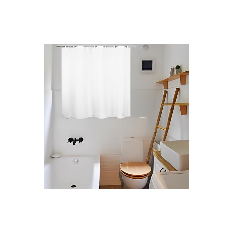 ABSENK Waterproof Shower Curtain for Window Inside Shower, 30 x